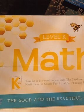 The Good and The Beautiful Level K Math Kit - Yellow